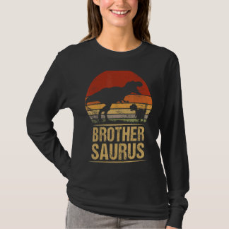 Brothersaurus Rex Family Dinosaur Rex Dino Fathers T-shirt