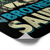 Brothersaurus T Rex Dinosaur Brother Saurus Family Poster (Hoek)