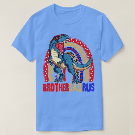 Brothersaurus T Rex Dinosaur Brother Saurus T-shirt (Design voorkant)