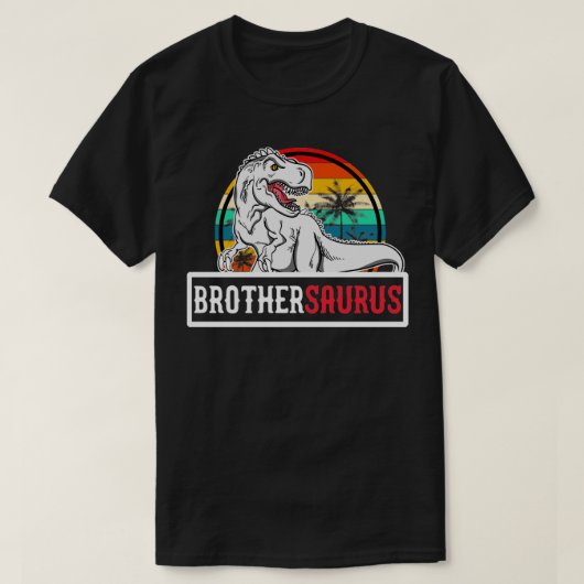 Brothersaurus T Rex Dinosaur Brother Saurus T-shirt (Design voorkant)