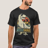 Brothersaurus T Rex Dinosaur Brother Saurus T-shirt (Voorkant)