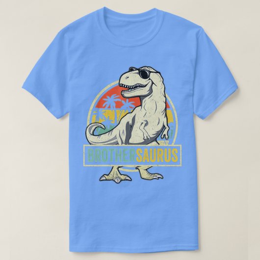 Brothersaurus T Rex Dinosaur Brother Saurus T-shirt (Design voorkant)