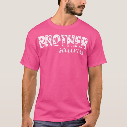 Brothersaurus T Rex Dinosaur Brother Saurus T-shirt (Voorkant)