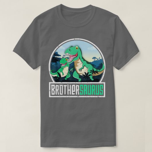Brothersaurus T-Rex Dinosaur Saurus Brother Matchi T-shirt (Design voorkant)