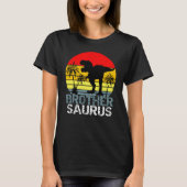 Brothersaurus T Rex Dinosaur T-shirt (Voorkant)