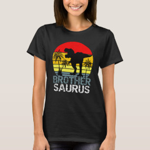 Brothersaurus T Rex Dinosaur T-shirt