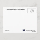 Brough Castle Briefkaart (Achterkant)