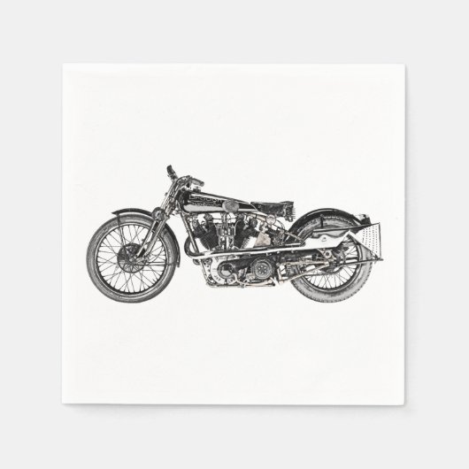 Brough superieure  motorcyclus servetten (Voorkant)