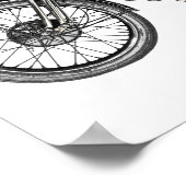  Brough Superior Motorcycle Pencil Tekening Poster (Hoek)