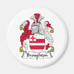 Broughton Family Crest Magneet