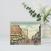 Broughton Street Savannah GA  Briefkaart (Staand voorkant)