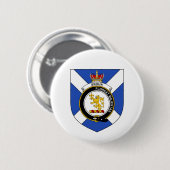 Broun (bruin) ronde button 5,7 cm (Voorkant /achterkant)