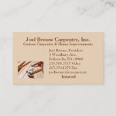 Brouse Visitekaartje (Achterkant)