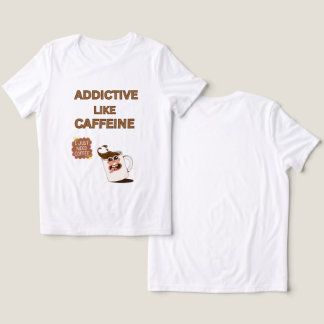 BROUW MIJ! Wit Grijs-oranje Humoristische Koffie V Tri-Blend Shirt