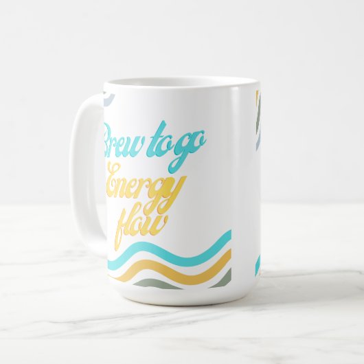 Brouw naar Go Energy Flow Coffee Classic Mok (Voorkant links)