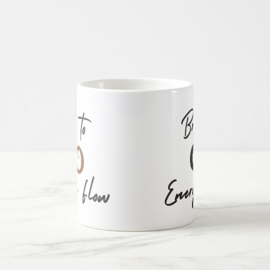 Brouw om te gaan energie flow Mok met koffieboon i (Center)