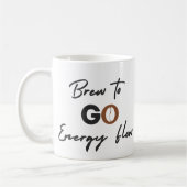 Brouw om te gaan energie flow Mok met koffieboon i (Links)