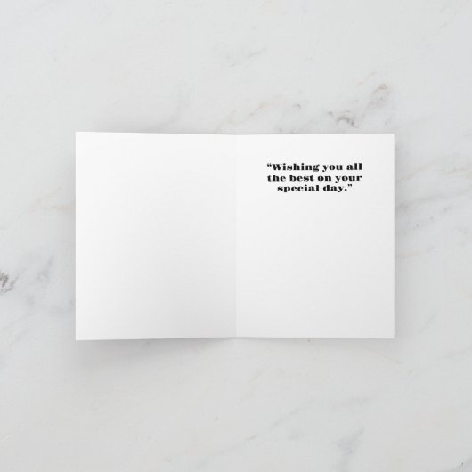 Brouw-tiful Verjaardag! Kaart (Binnen)