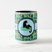 Brouwe Dame Black Cat Ringer 15oz Mok (Midden)