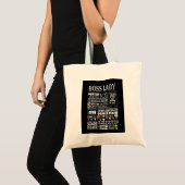 Brouwe Lady-waardesgeschenk mode Tote Bag (Voorkant (product))