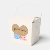 Brouwe liefde! Coffee Mugs Bedankdoosjes (Voorkant Zijde)