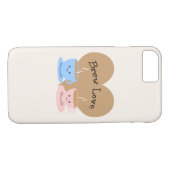 Brouwe liefde! Coffee Mugs Case-Mate iPhone Case (Achterkant (Horizontaal))