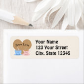 Brouwe liefde! Coffee Mugs Etiket (Insitu)