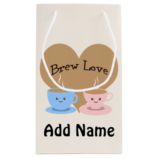 Brouwe liefde! Coffee Mugs Klein Cadeauzakje (Achterkant)