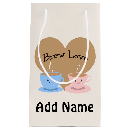 Brouwe liefde! Coffee Mugs Klein Cadeauzakje (Voorkant)