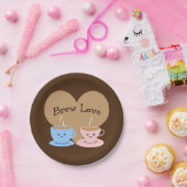 Brouwe liefde! Coffee Mugs Papieren Bordje (Feest)