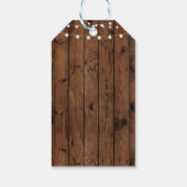 Brouwen Baby shower Labels Bottle Beer Dank u Cadeaulabel (Achterkant)