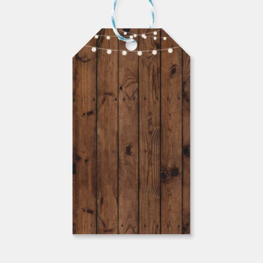 Brouwen Baby shower Labels Bottle Beer Dank u Cadeaulabel (Achterkant)