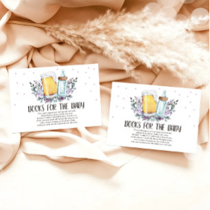 Brouwen Breng een boek Biertjes en flessen Rustic  Informatiekaartje