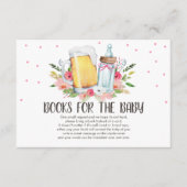 Brouwen Breng een boek Biertjes en flessen Rustiek Informatiekaartje (Voorkant)