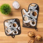 Brouwen en bakken ovenwant & pannenlap set (Top down)