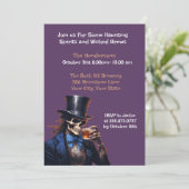 Brouwen en Boos Volwassen Halloween Party Kaart (Staand voorkant)