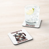 Brouwen in de problemen - Angry Moka Espresso Pot Bier Onderzetter (Rechterzijde)