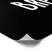 Brouwen kan doen het positieve koffie pun donker B Poster (Hoek)