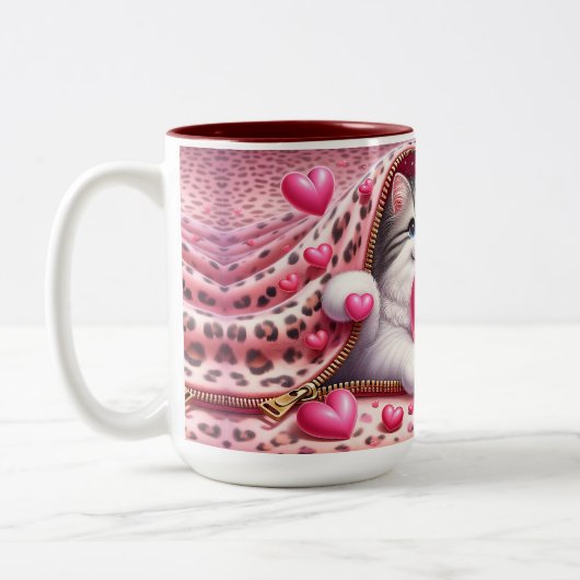 Brouwen Romance: Valentijnsdag Cupid Coffee Mok (Links)