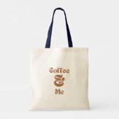 Brouwen-tifully Yours: Coffee Lover's Tas" Canvas Tote Bag (Achterkant)
