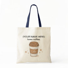 Brouwen-tifully Yours: Coffee Lover's Tas" Canvas 