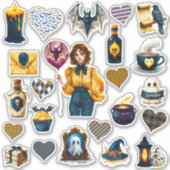 Brouwen van een Baby II Sticker (Voorkant)