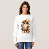 Brouwen voor Boo - Schattigee Koffie Spook Hallowe Trui (Voorkant volledig)