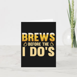 Brouwen voor de I dos Groom 1 Kaart