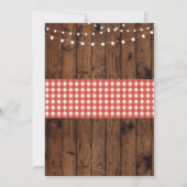 Brouwen voor de I Do's Red Couple's Shower-uitnodi Kaart (Achterkant)