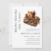 Brouwen voor de trouwerij Bruiloftsuitje Brouwerij Kaart (Voorkant)