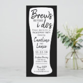 Brouwen voor ik het Verloving van de huwelijkspart Kaart (Staand voorkant)