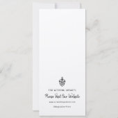 Brouwen voor ik het Verloving van de huwelijkspart Kaart (Achterkant)