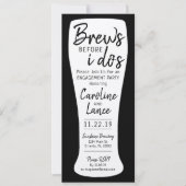 Brouwen voor ik het Verloving van de huwelijkspart Kaart (Voorkant)