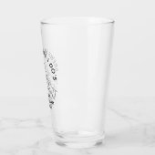 Brouwen voor ik trouw bruidegom feest bierglas glas (Links)